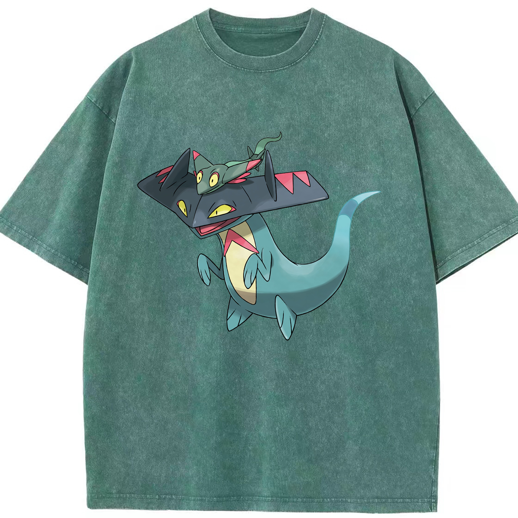 （画像用） ポケットモンスター Pokémon 綿100% ヴィンテージ風 半袖Tシャツ（フロントプリント）